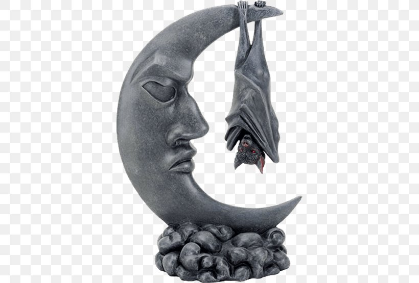 Statue Figurine Gothic Architecture Sculpture Vampire Bat, PNG, 555x555px, Statue, Bat, Batmobile, Black And White, Dark Knight Download Free