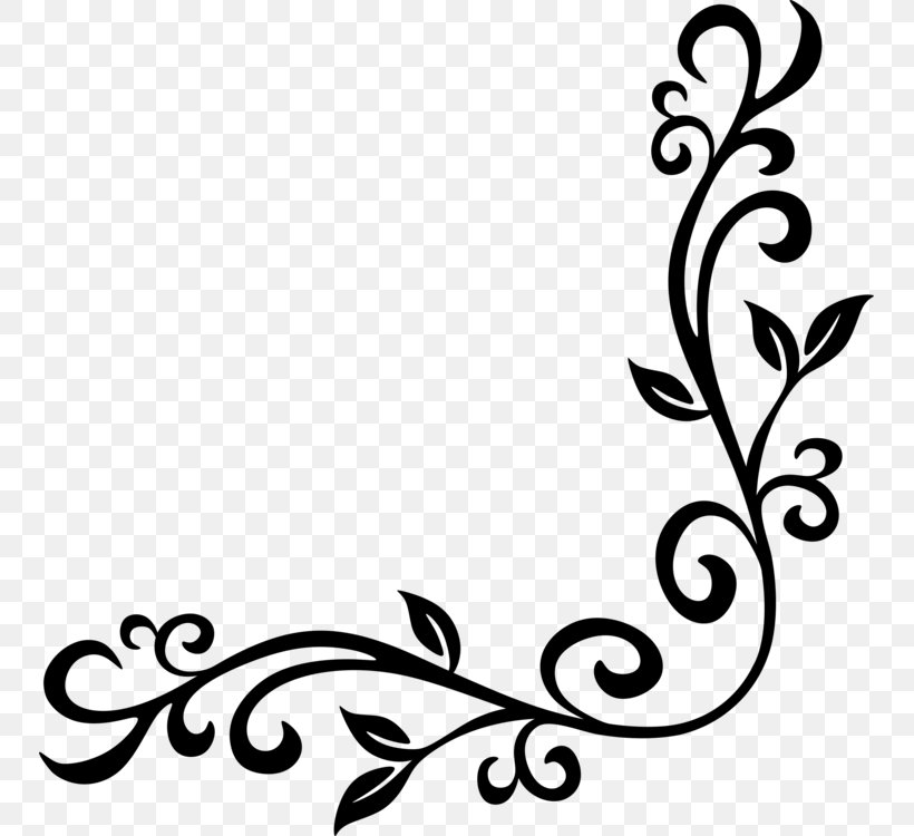 Borders And Frames Clip Art Openclipart Decorative Corners, PNG, 749x750px, Borders And Frames, Art, Blackandwhite, Branch, Decorative Arts Download Free
