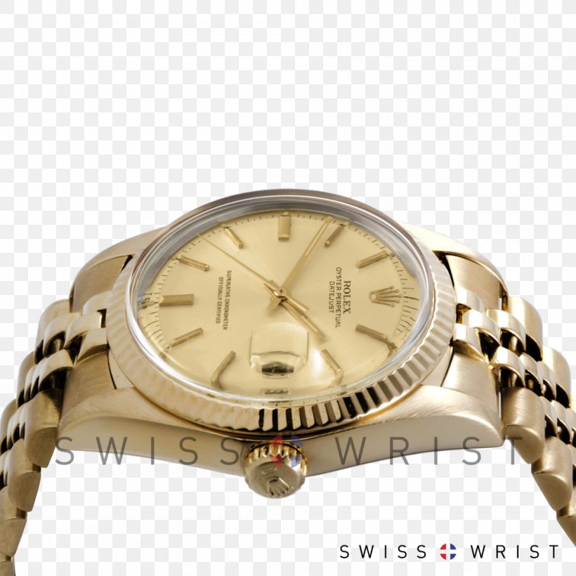 Watch Strap Rolex Swiss Wrist Bracelet, PNG, 1000x1000px, Watch, Bracelet, Brand, Colored Gold, Gold Download Free
