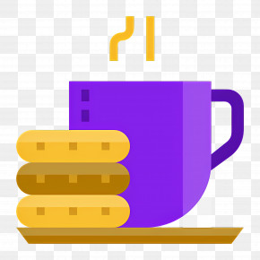 Hot Chocolate And Cookies - Coffee And Cookies Cartoon Illustration PNG