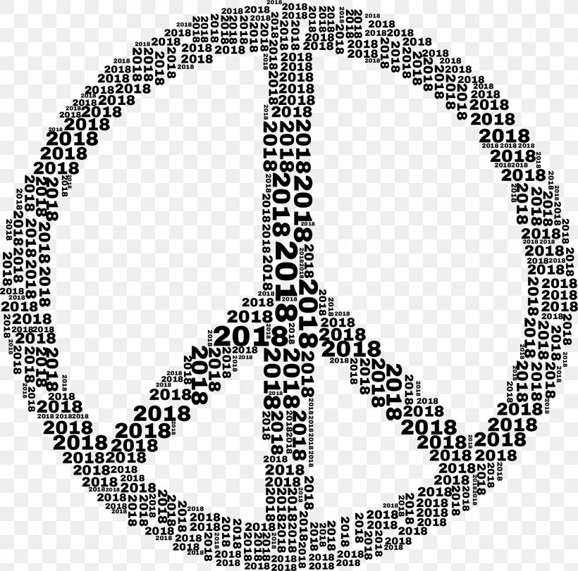 Peace Symbols Clip Art, PNG, 2332x2308px, Peace Symbols, Area, Black And White, Drawing, Monochrome Download Free