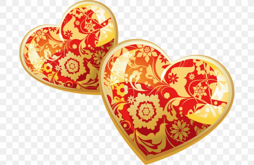Euclidean Vector Heart Shape, PNG, 1000x652px, Heart, Gold, Love, Shape Download Free