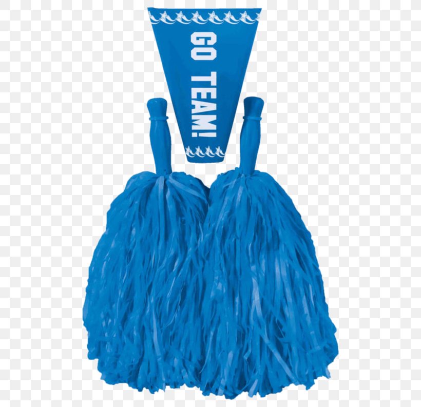 Pom-pom Cheerleading Costume Blue Megaphone, PNG, 500x793px, Pompom, Aqua, Blue, Cheering, Cheerleading Download Free