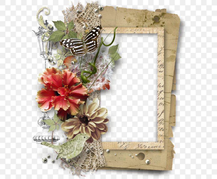 Picture Frames Image Photograph Scrapbooking, PNG, 600x677px, Picture Frames, Butterfly, Centerblog, Collage, Cut Flowers Download Free