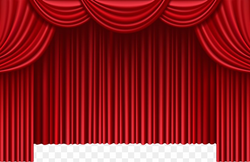 Theater Drapes And Stage Curtains Window Clip Art, PNG, 8000x5196px, Window Treatment, Bedroom, Cinema, Color, Curtain Download Free