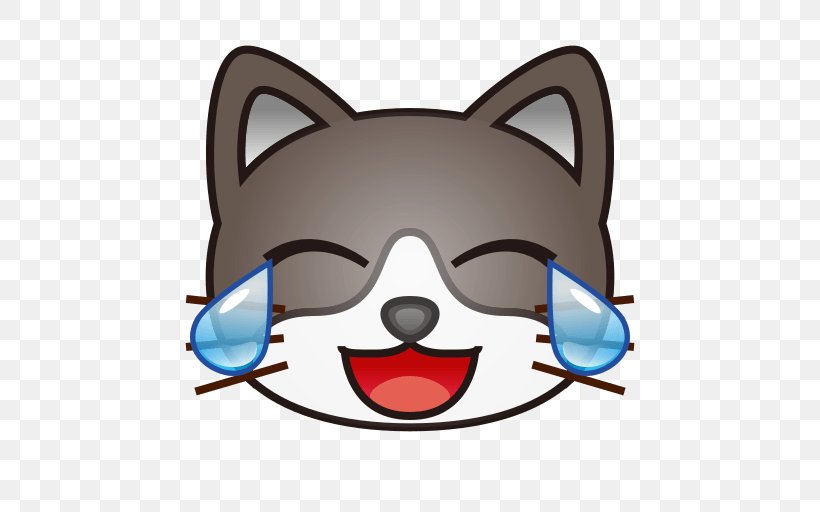 Whiskers Cat Face With Tears Of Joy Emoji Emoticon, PNG, 512x512px, Whiskers, Carnivoran, Cartoon, Cat, Cat Like Mammal Download Free