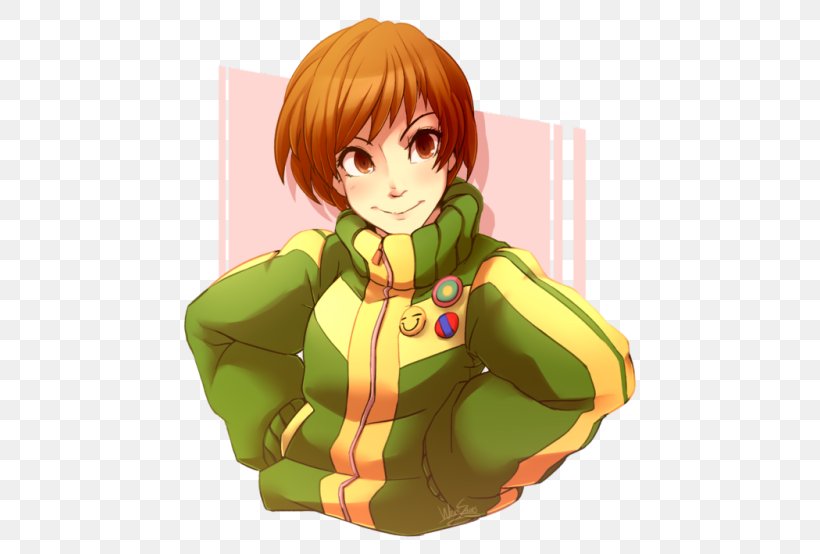 Chie Satonaka Persona 4: Dancing All Night Shin Megami Tensei: Persona 4 Fan Art, PNG, 500x554px, Watercolor, Cartoon, Flower, Frame, Heart Download Free