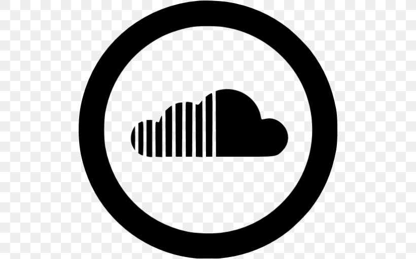 SoundCloud Logo Download, PNG, 512x512px, Soundcloud, Area, Black, Black And White, Brand Download Free