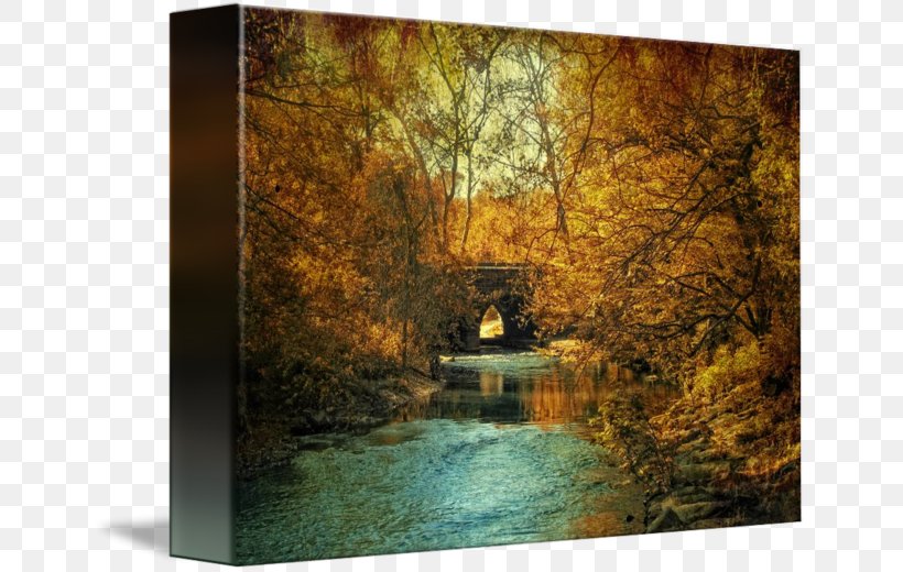 Gallery Wrap Painting Picture Frames Autumn Canvas, PNG, 650x520px, Gallery Wrap, Art, Autumn, Canvas, Landscape Download Free