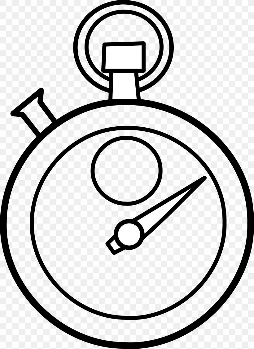 Stopwatch Chronometer Watch Clip Art, PNG, 1969x2699px, Stopwatch, Area, Black And White, Chronograph, Chronometer Watch Download Free