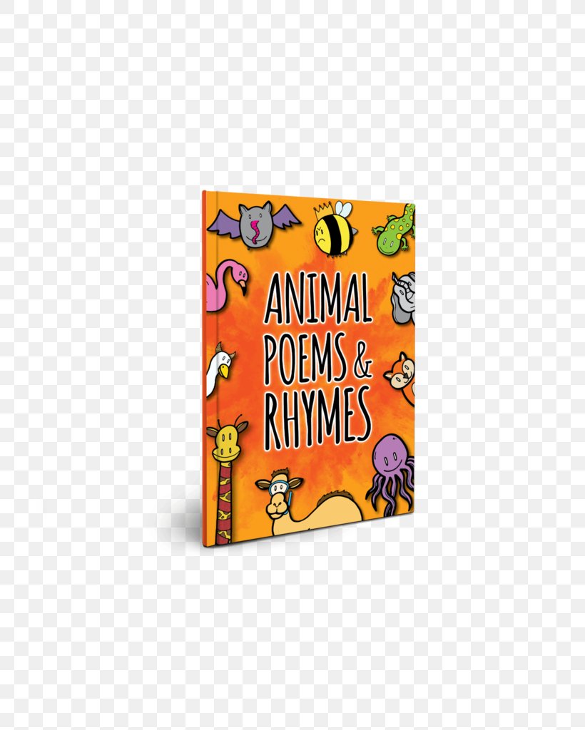 Animal Poems & Rhymes Poetry Roaring Reads Book Font, PNG, 724x1024px, Poetry, Book, Orange, Rectangle, Rhyme Download Free