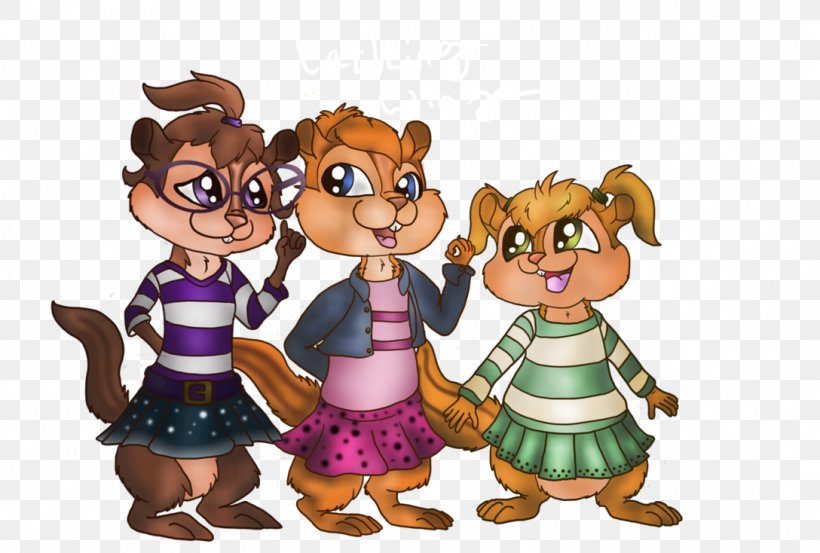Alvin And The Chipmunks The Chipettes Drawing Cartoon, PNG, 1088x734px, Chipmunk, Alvin And The Chipmunks, Art, Carnivoran, Cartoon Download Free