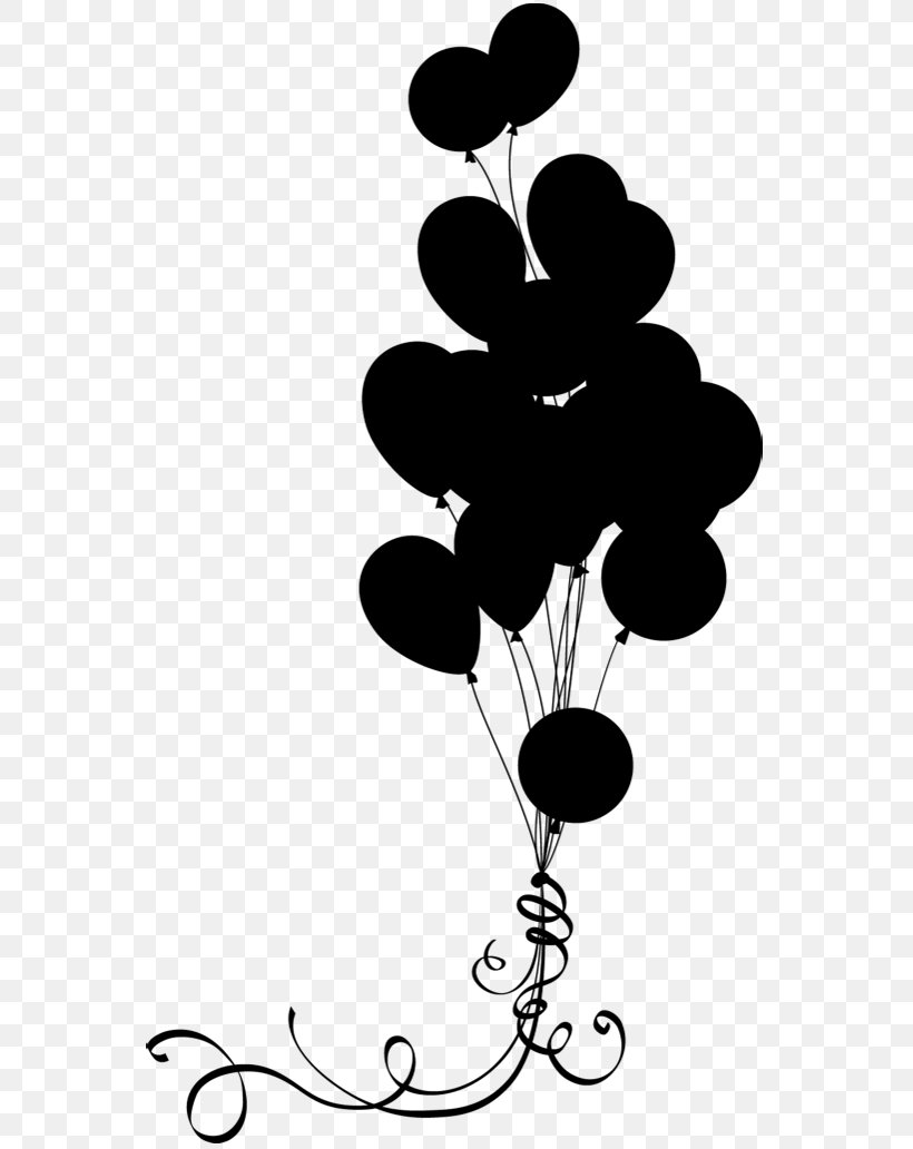 Clip Art Balloon Birthday Openclipart, PNG, 570x1032px, Balloon, Anniversary, Balloon Birthday, Birthday, Blackandwhite Download Free