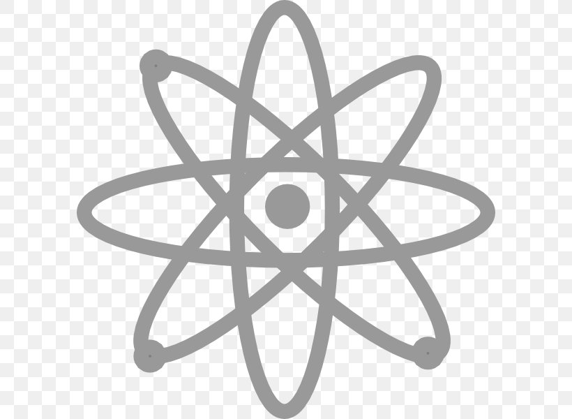 Atom Clip Art, PNG, 600x600px, Atom, Atomic Theory, Black And White, Body Jewelry, Bohr Model Download Free