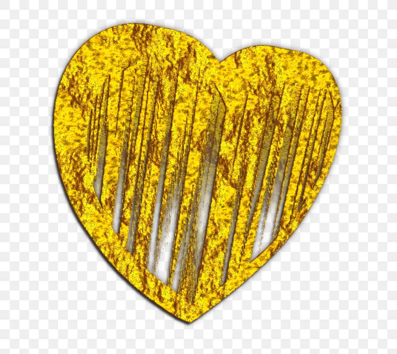 Gold Organism Heart, PNG, 708x731px, Gold, Heart, Leaf, Metal, Organism Download Free