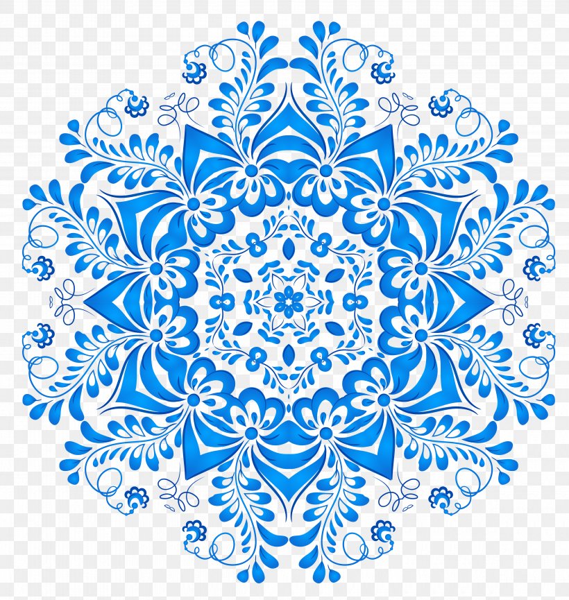 Ornament Clip Art, PNG, 4680x4940px, Ornament, Area, Black And White, Blue, Damask Download Free