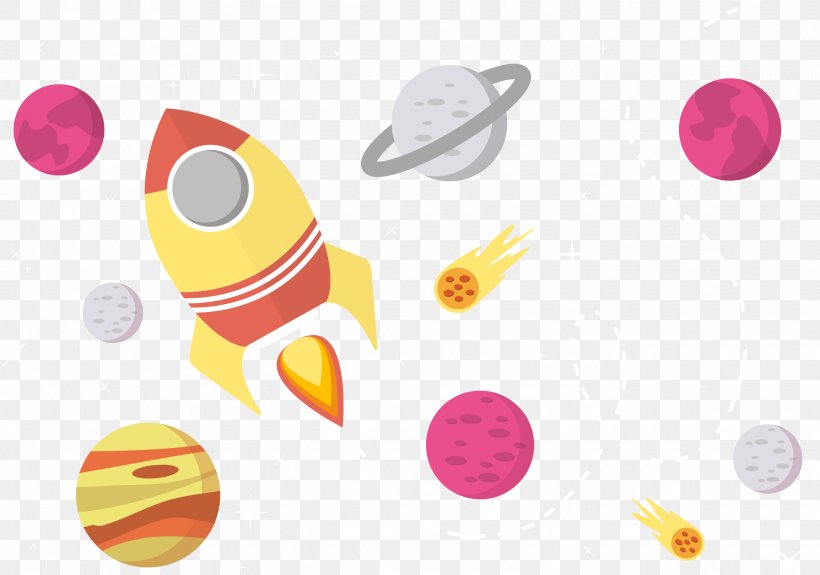 Outer Space Clip Art, PNG, 2693x1889px, Outer Space, Petal, Space, Spacecraft, Universe Download Free