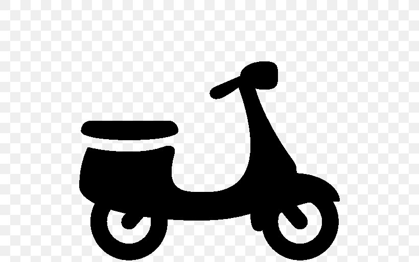 Scooter Motorcycle Car Honda, PNG, 512x512px, Scooter, Bicycle, Black And White, Car, Honda Download Free