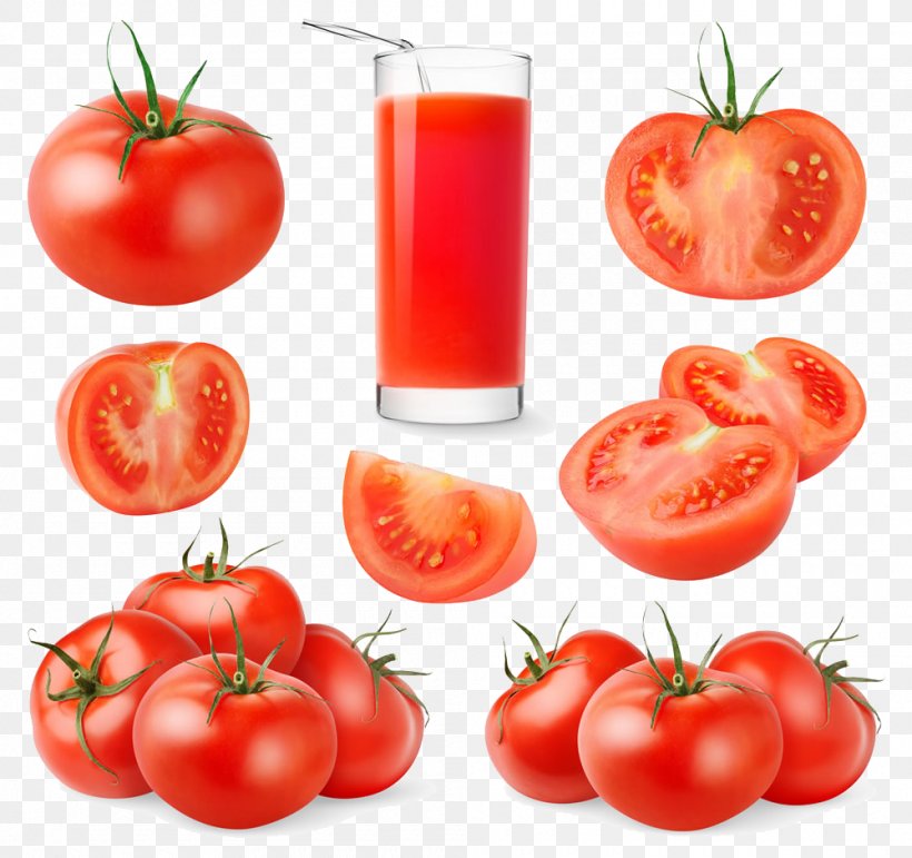 Tomato Juice Hamburger Cherry Tomato Vegetable, PNG, 1000x941px, Tomato Juice, Beefsteak Tomato, Cherry Tomato, Diet Food, Food Download Free