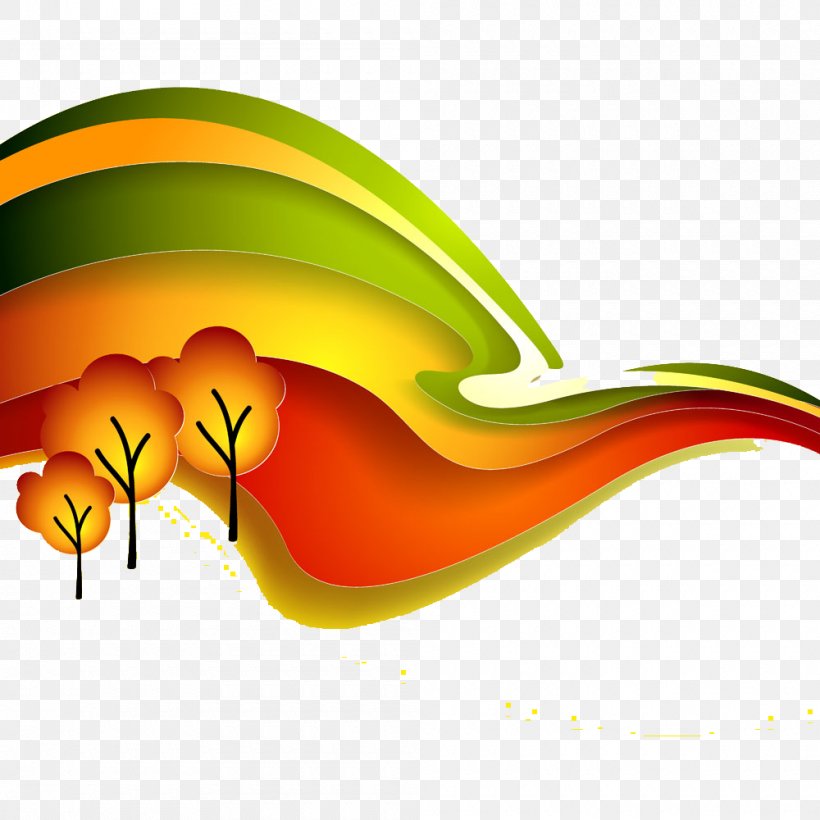 Autumn Landscape Photography Illustration, PNG, 1000x1000px, Autumn, Abstract, Autumn Leaf Color, Fruit, Landscape Download Free