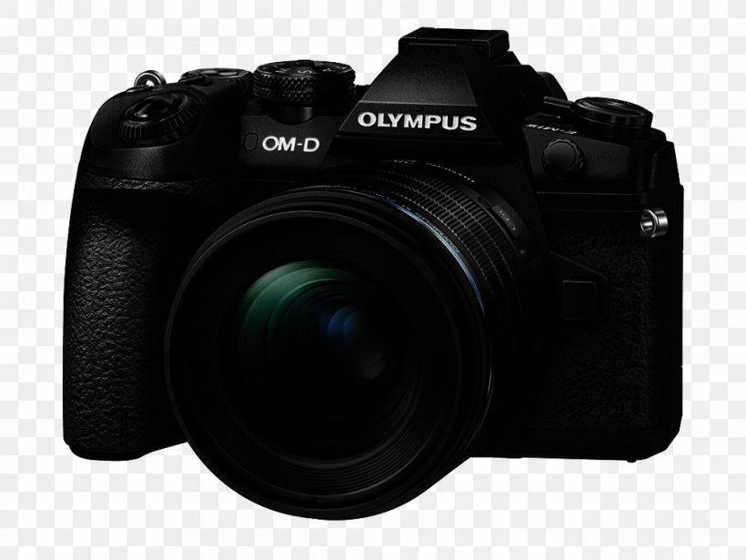 Digital SLR Camera Lens Olympus OM-D E-M1 Mark II Olympus OM-D E-M5 Mark II Mirrorless Interchangeable-lens Camera, PNG, 1000x750px, Digital Slr, Camera, Camera Accessory, Camera Lens, Cameras Optics Download Free