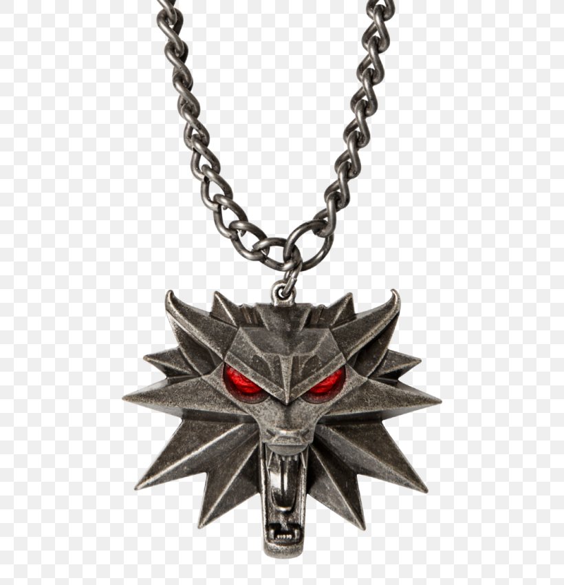 The Witcher 3: Wild Hunt Charms & Pendants Necklace Amazon.com, PNG, 600x850px, Witcher 3 Wild Hunt, Amazoncom, Chain, Charms Pendants, Game Download Free
