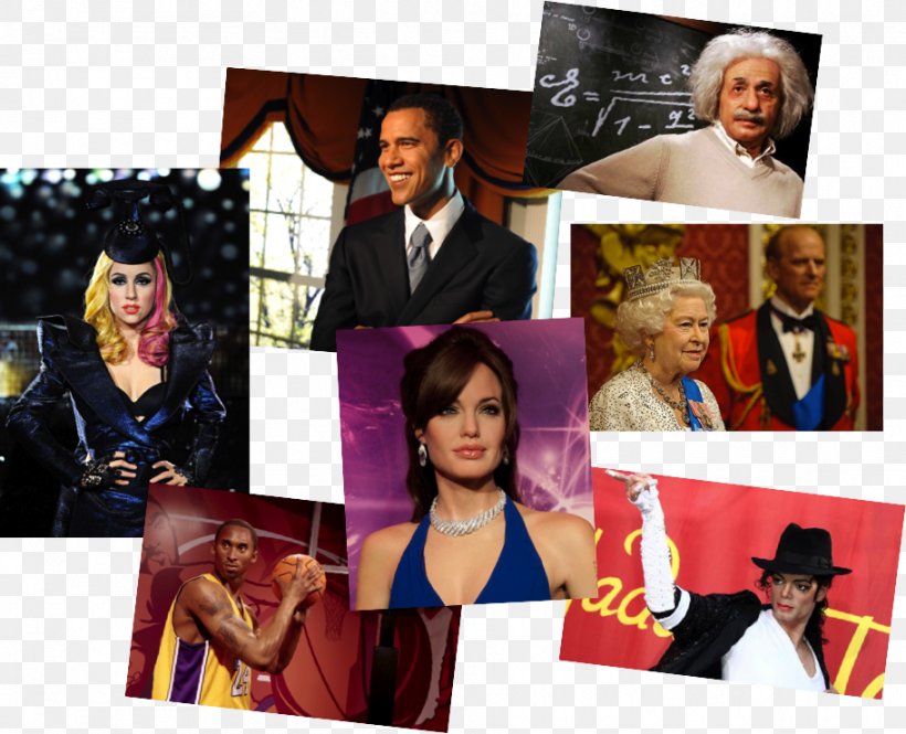 Collage Public Relations Madame Tussauds Television Show Photomontage, PNG, 912x740px, Collage, Album, Album Cover, Art, Clothing Download Free
