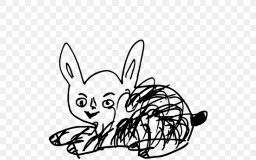Domestic Rabbit Eau De VIXX Drawing Fantasy, PNG, 512x512px, Domestic Rabbit, Artwork, Beautiful Liar, Black, Black And White Download Free