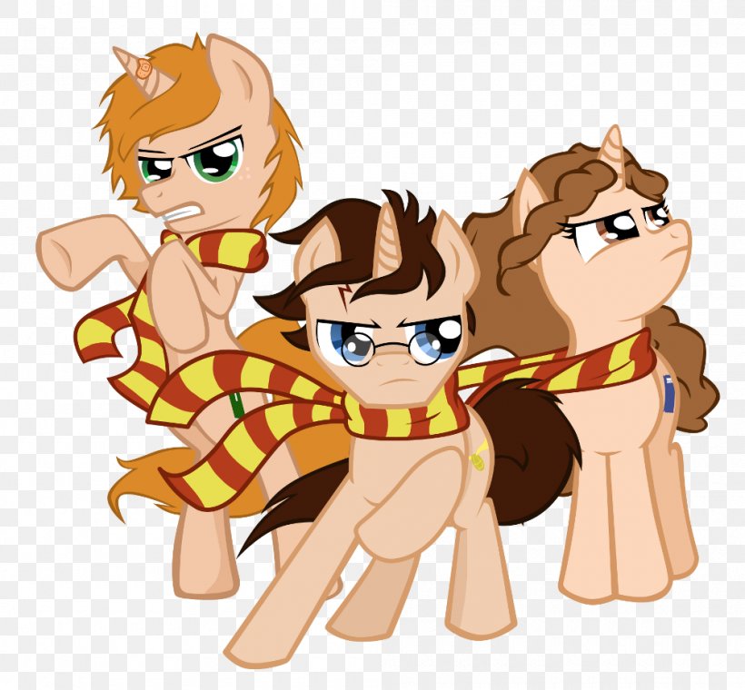 Ron Weasley Pony Hermione Granger Harry Potter And The Deathly Hallows Draco Malfoy, PNG, 1000x927px, Ron Weasley, Archive Of Our Own, Art, Carnivoran, Cartoon Download Free