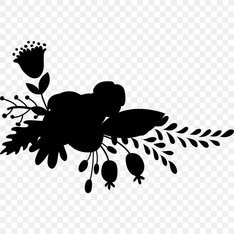 Tree Branch Silhouette, PNG, 1800x1800px, Borboleta, Blackandwhite, Branch, Butterfly, Drawing Download Free