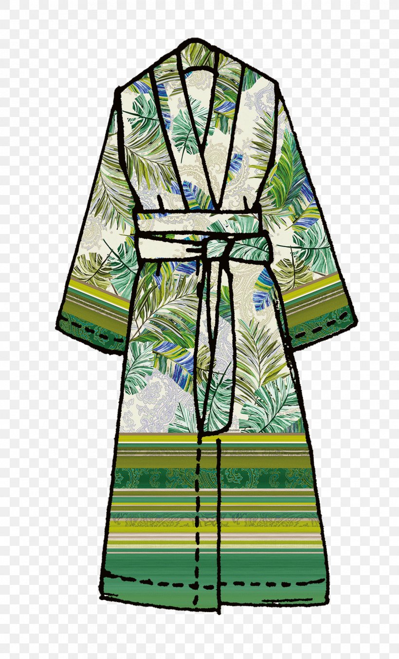 Bathrobe Kimono Satin Cotton Overcoat, PNG, 1213x2000px, Watercolor, Cartoon, Flower, Frame, Heart Download Free