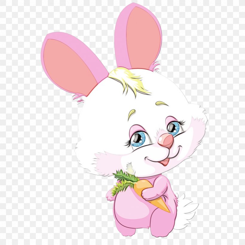 Easter Bunny Background, PNG, 1276x1276px, Watercolor, Cartoon, Ear, Easter, Easter Bunny Download Free