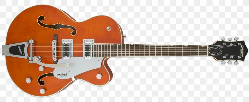 Gretsch Bigsby Vibrato Tailpiece Semi-acoustic Guitar Archtop Guitar, PNG, 1801x744px, Gretsch, Acoustic Electric Guitar, Acoustic Guitar, Archtop Guitar, Bigsby Vibrato Tailpiece Download Free