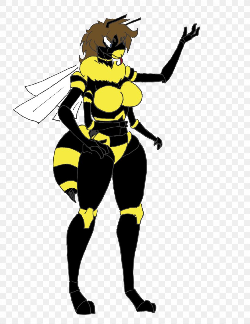 Honey Bee Wasp Illustration Costume, PNG, 1275x1650px, Honey Bee, Art, Bee, Character, Clothing Download Free