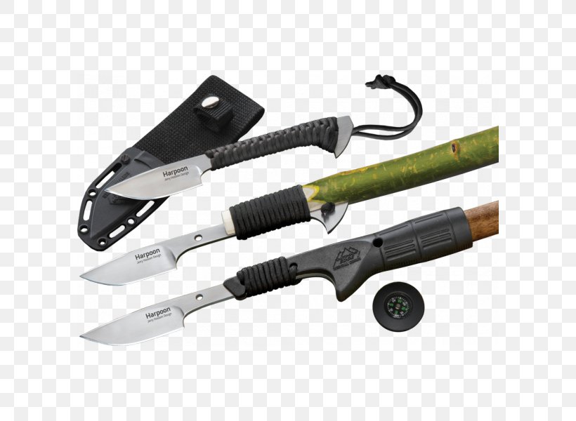 Knife Blade Harpoon Hunting & Survival Knives, PNG, 600x600px, Knife, Blade, Cold Weapon, Columbia River Knife Tool, Drop Point Download Free