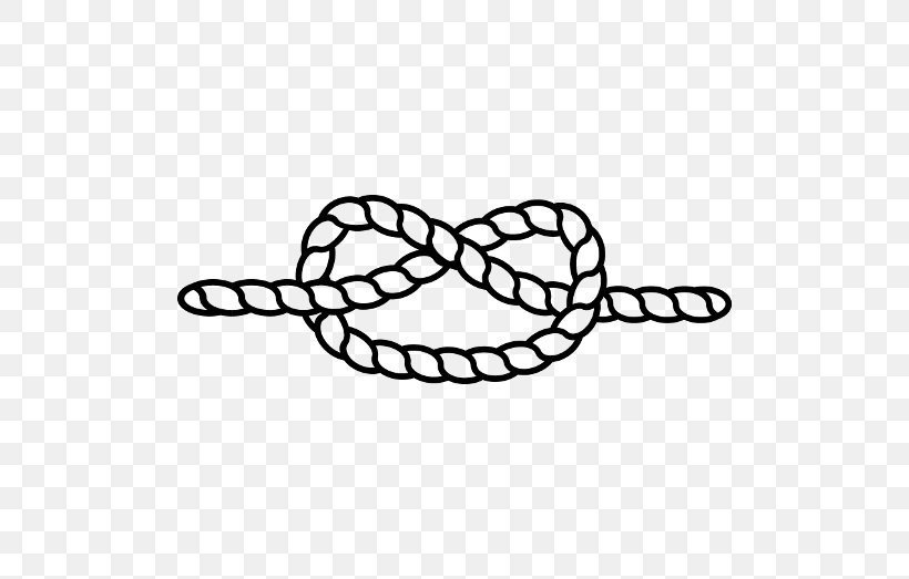 Knot Rope Clip Art, PNG, 500x523px, Knot, Area, Black And White, Celtic Knot, Line Art Download Free
