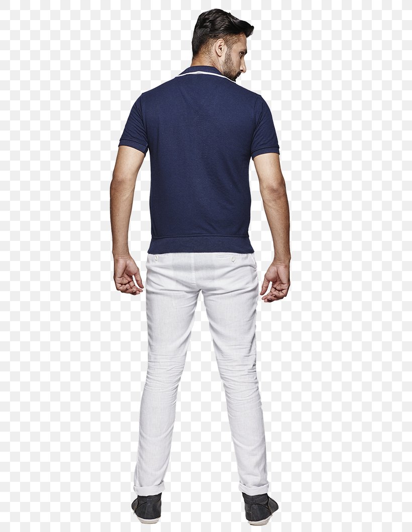 T-shirt Jeans Sleeve Gildan Activewear Collar, PNG, 640x1060px, Tshirt, Blue, Button, Clothing, Cobalt Blue Download Free
