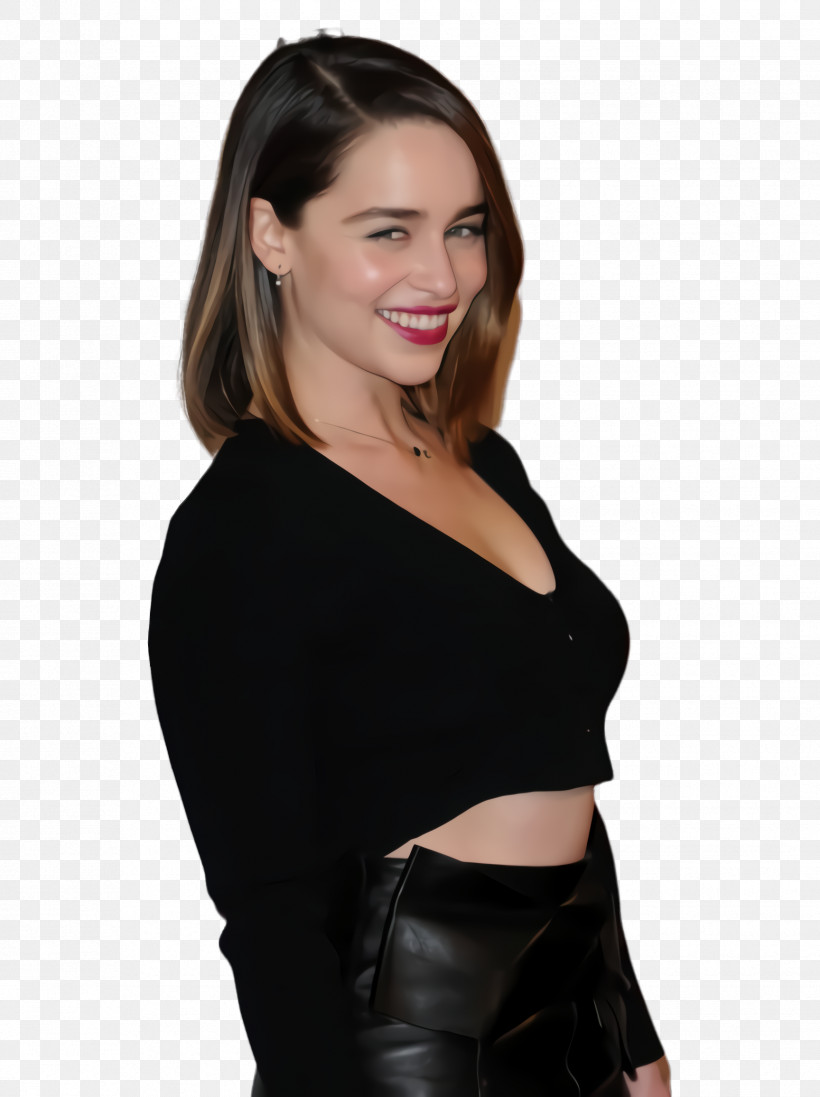Emilia Clarke Game Of Thrones Last Christmas, PNG, 1728x2312px, Emilia Clarke, Beauty, Black, Blouse, Clothing Download Free