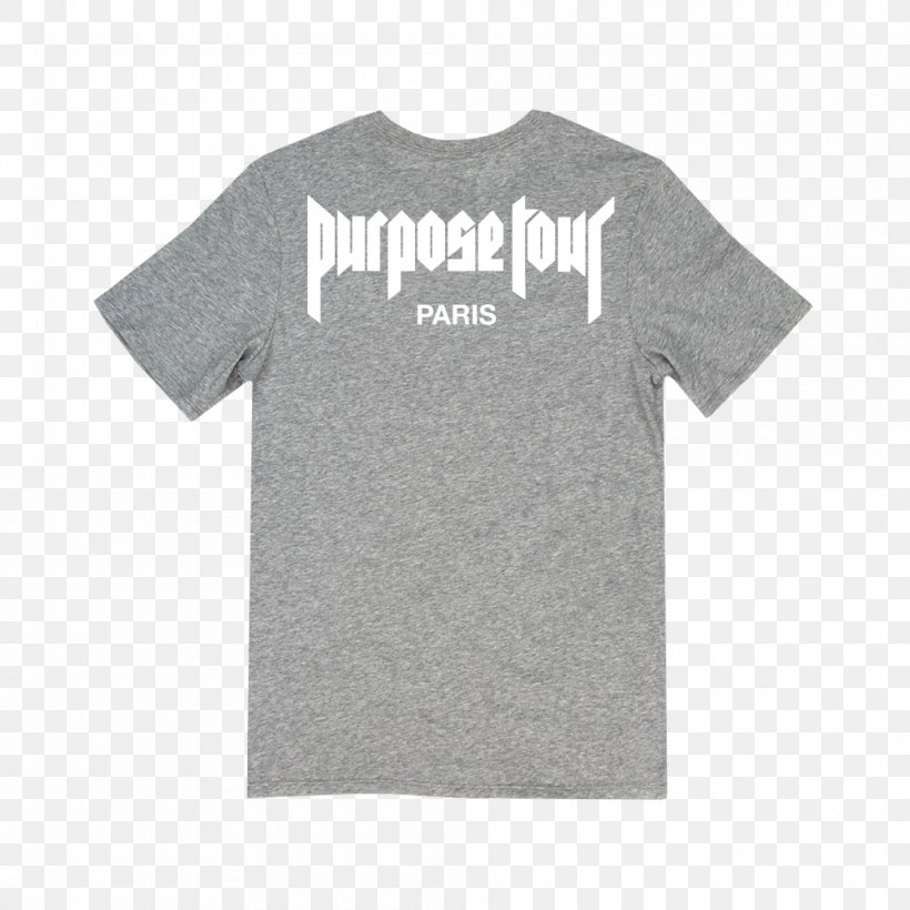 Purpose World Tour T-shirt Clothing, PNG, 1000x1000px, Purpose World Tour, Active Shirt, Brand, Clothing, Clothing Accessories Download Free