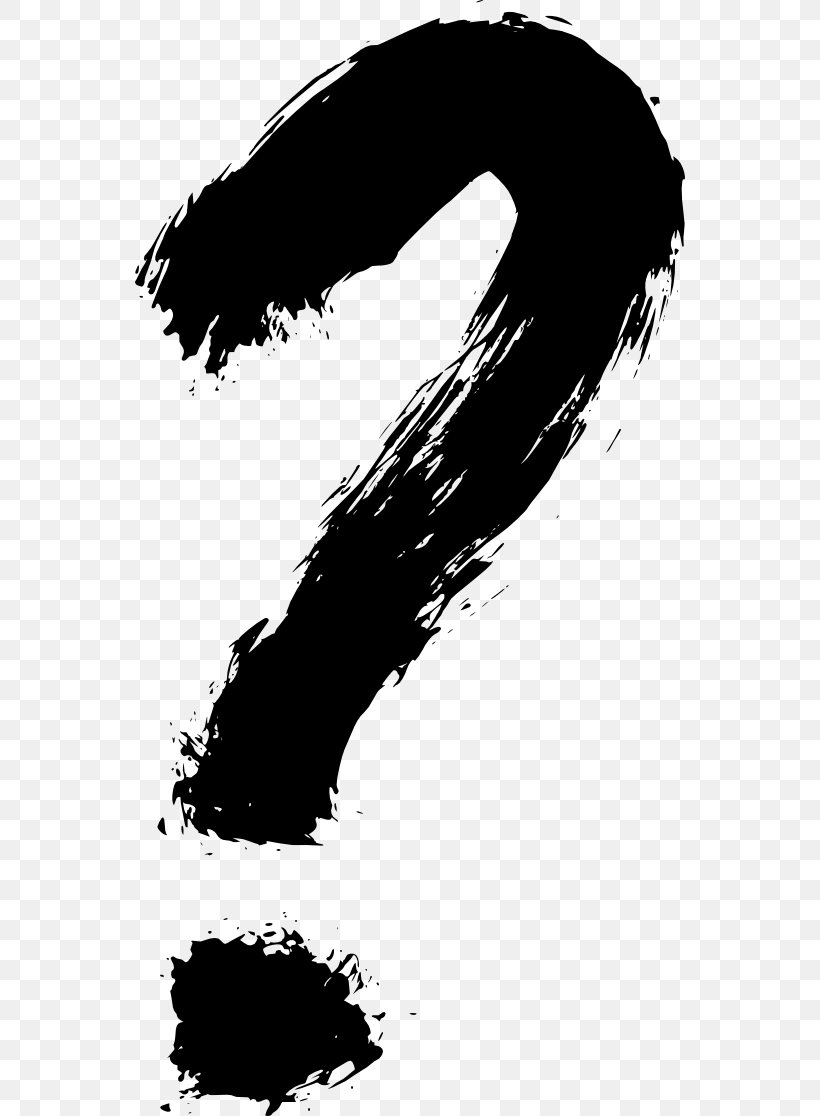 Question Mark, PNG, 550x1116px, 3d Computer Graphics, Question Mark, Black, Black And White, Brush Download Free