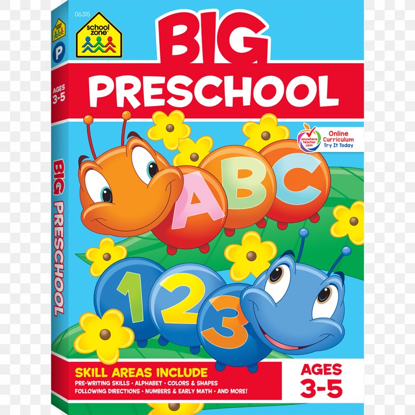 Big Preschool Big Kindergarten Workbook Pre-school Education School Zone, PNG, 2048x2048px, Big Kindergarten Workbook, Area, Big Preschool Workbook, Book, Education Download Free
