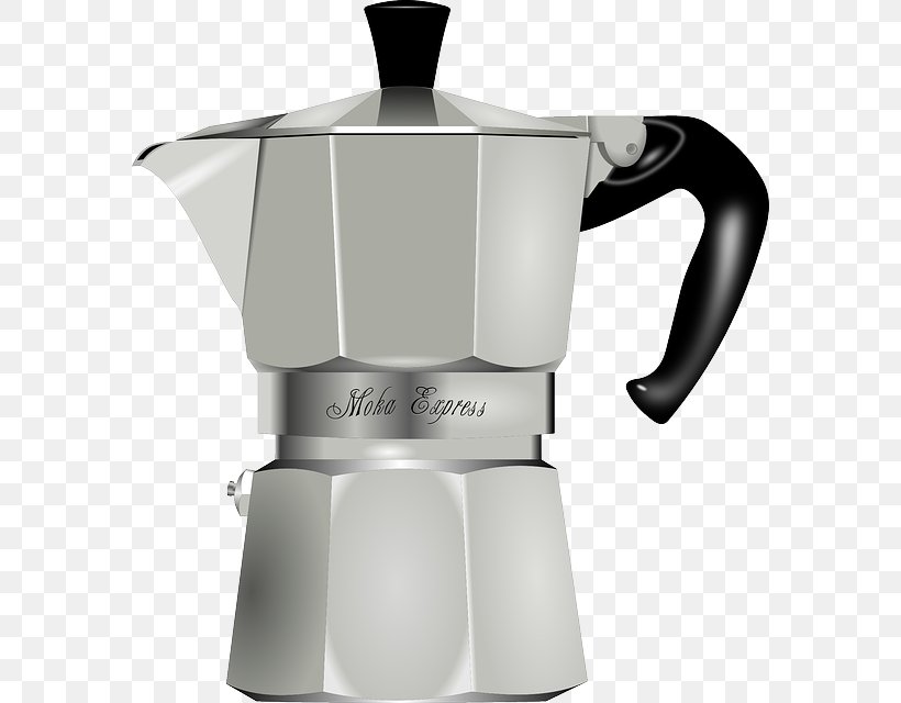 Coffeemaker Moka Pot Cappuccino Cafe, PNG, 580x640px, Coffee, Brewed Coffee, Cafe, Cappuccino, Coffea Download Free
