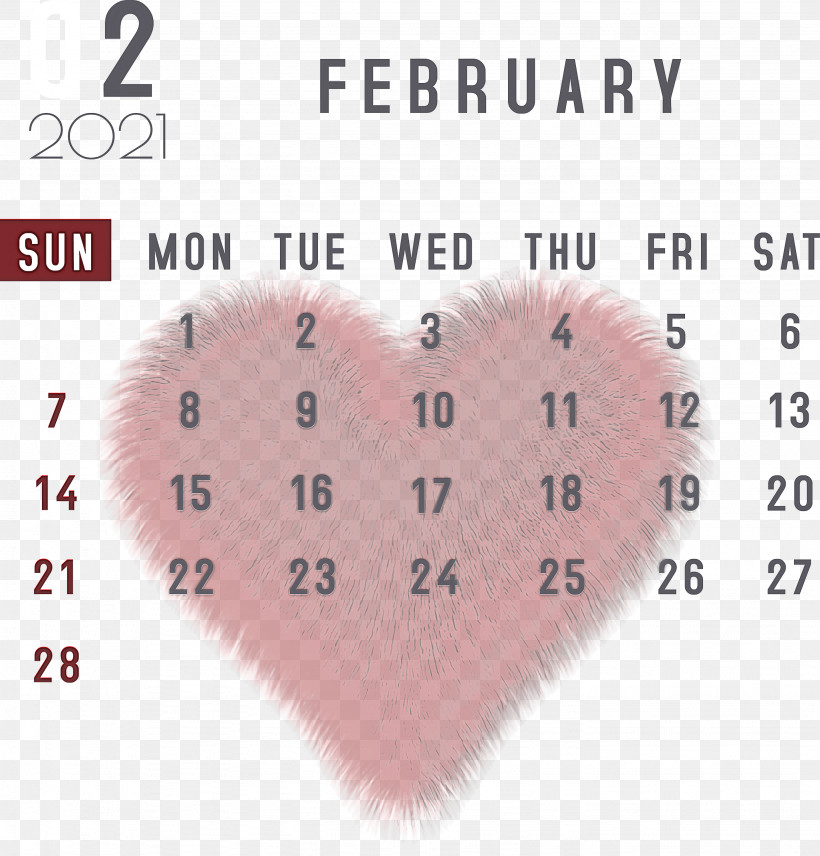 February 2021 Printable Calendar February Calendar 2021 Calendar, PNG, 2873x3000px, 2021 Calendar, Closeup, Geometry, Line, Lips Download Free