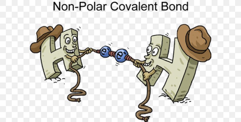 Polar Covalent Bond Chemical Bond Ionic Bonding Chemical Polarity, PNG, 618x414px, Covalent Bond, Apolaire Verbinding, Atom, Cartoon, Chemical Bond Download Free