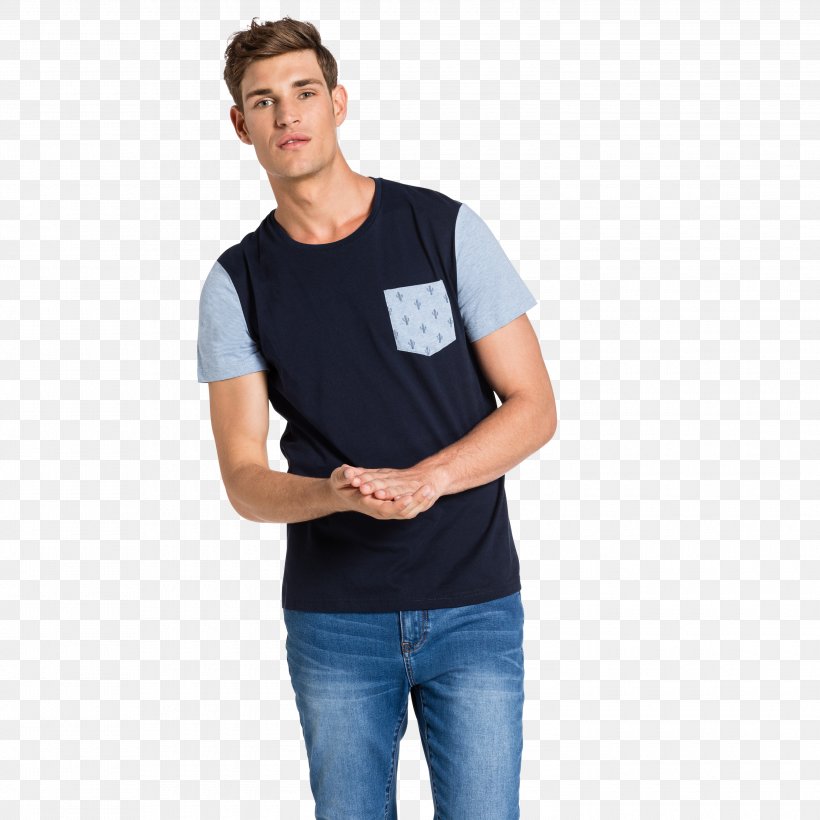 T-shirt Blue Clothing Sleeve Shoulder, PNG, 3000x3000px, Tshirt, Arm, Blue, Clothing, Cobalt Download Free