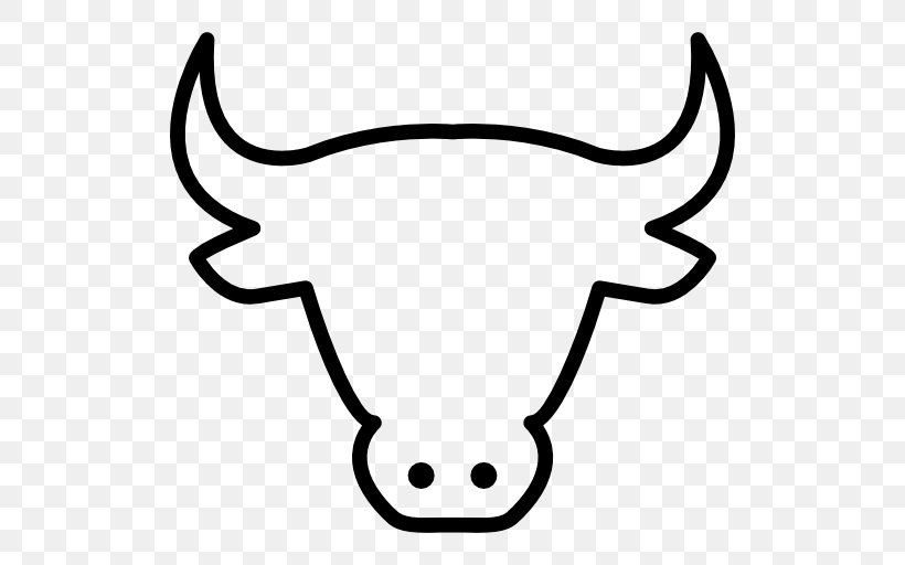 Cattle Animal Drawing Clip Art, PNG, 512x512px, Cattle, Animal, Black, Black And White, Cattle Like Mammal Download Free