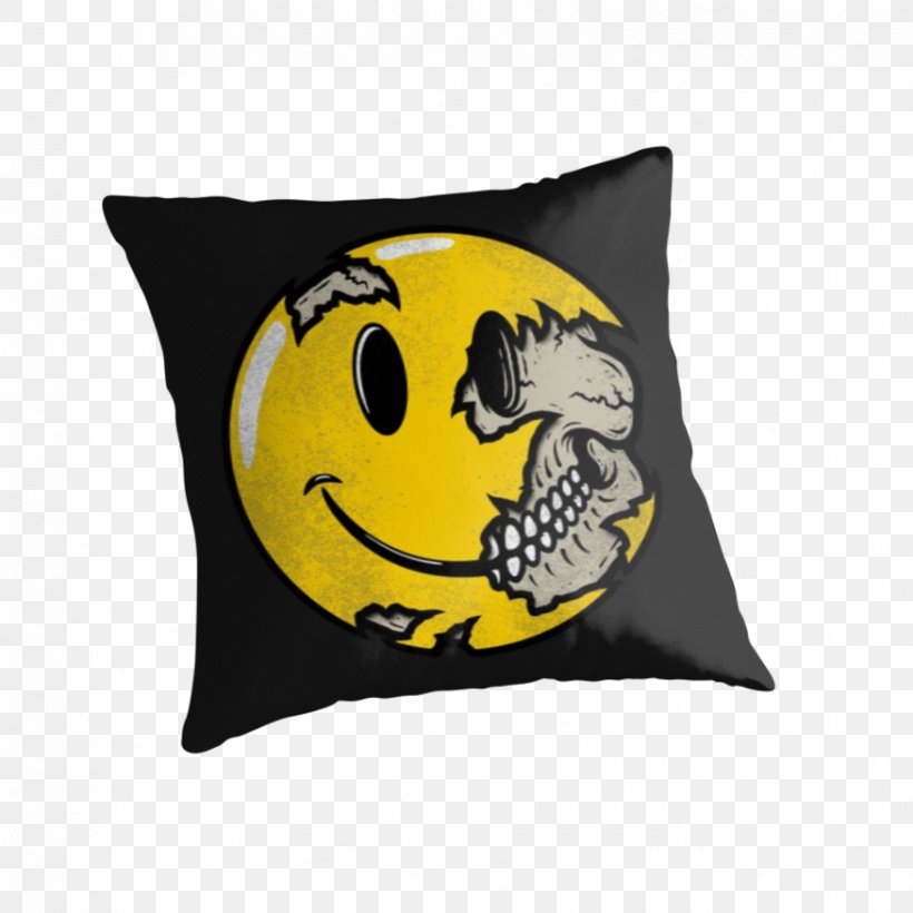 T-shirt Smiley Emoticon Human Skull Symbolism Clip Art, PNG, 875x875px, Tshirt, Cushion, Emoji, Emoji Domain, Emoticon Download Free