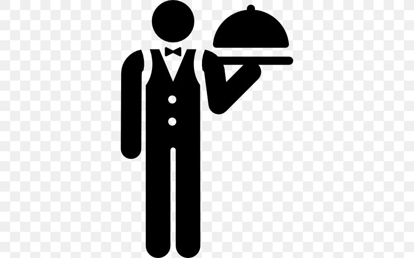 Waiter Clip Art, PNG, 512x512px, Waiter, Area, Avatar, Bar, Black And White Download Free