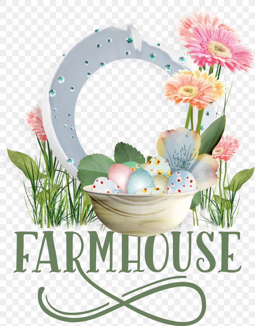 Farmhouse, PNG, 2348x3000px, Farmhouse, Blog, Cartoon, Easter Bunny, Floral Design Download Free