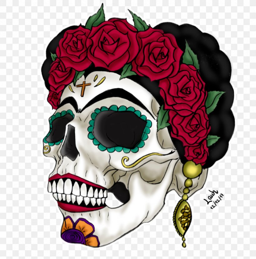 Frida Kahlo Museum Skull Artist Painting, PNG, 889x898px, Frida Kahlo Museum, Art, Artist, Bone, Deviantart Download Free